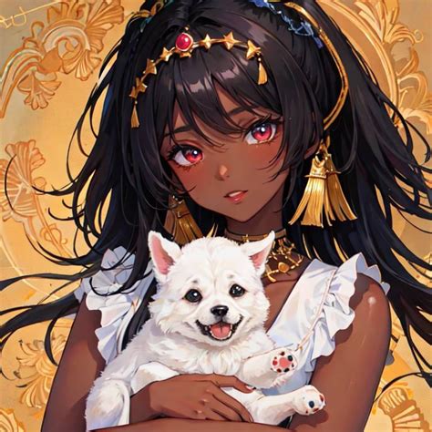 dark skin anime|brown skin anime girls.